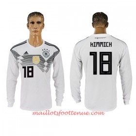 Maillot/Tenue Allemagne Kimmich 18 Domicile Coupe du monde 2018 Manche Longue